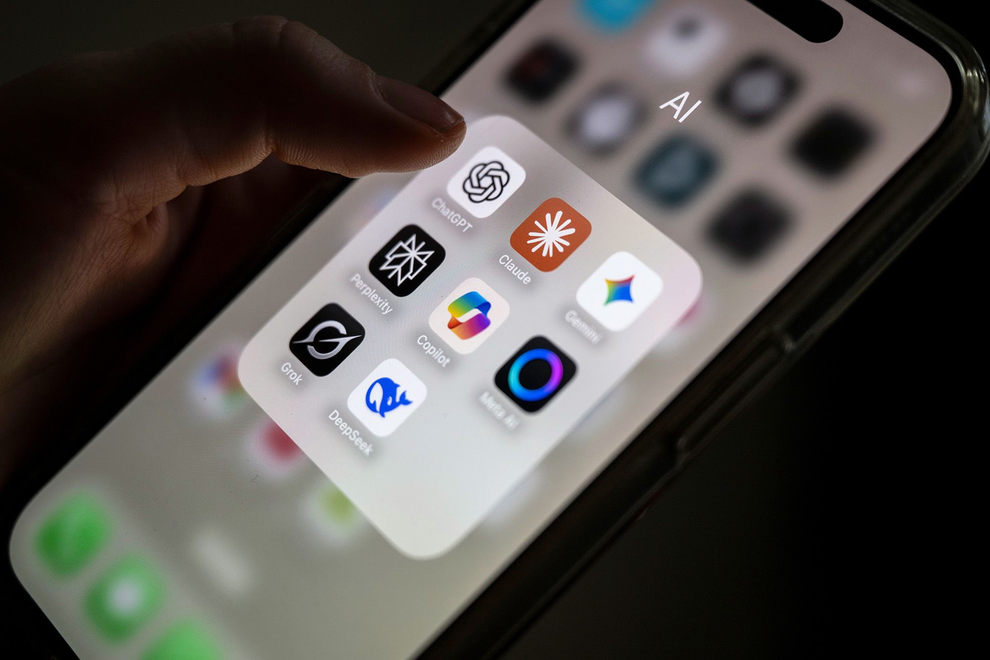 AI apps on phone