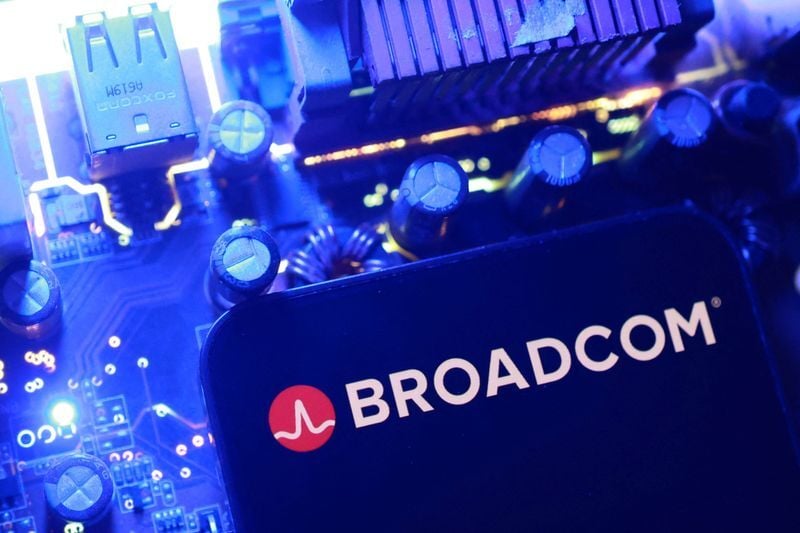 Broadcom logo illustration — Reuters