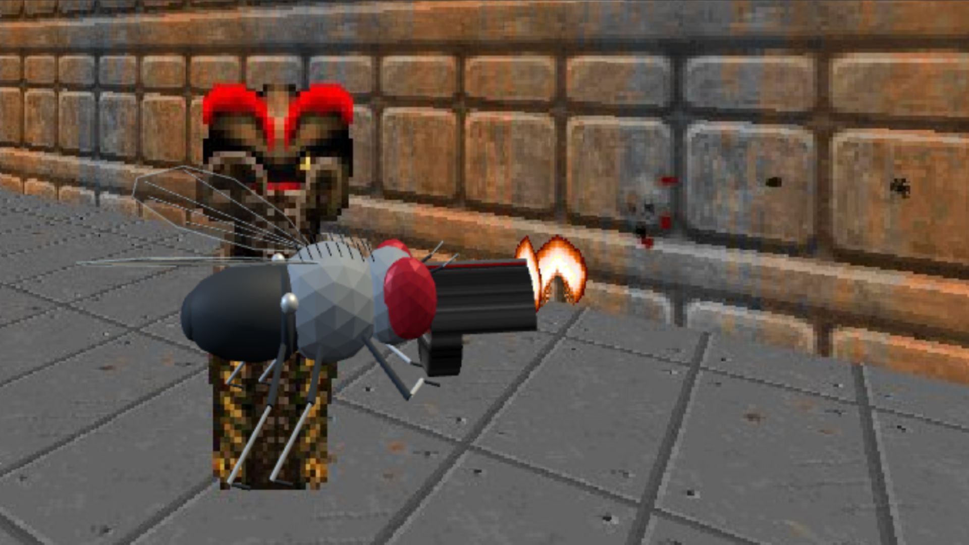 Doomfly:隻果蠅喺 Doom 地圖入面