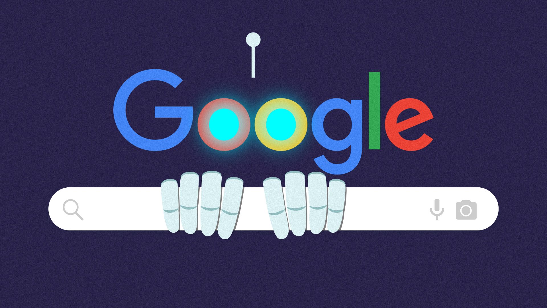 Google AI race illustration