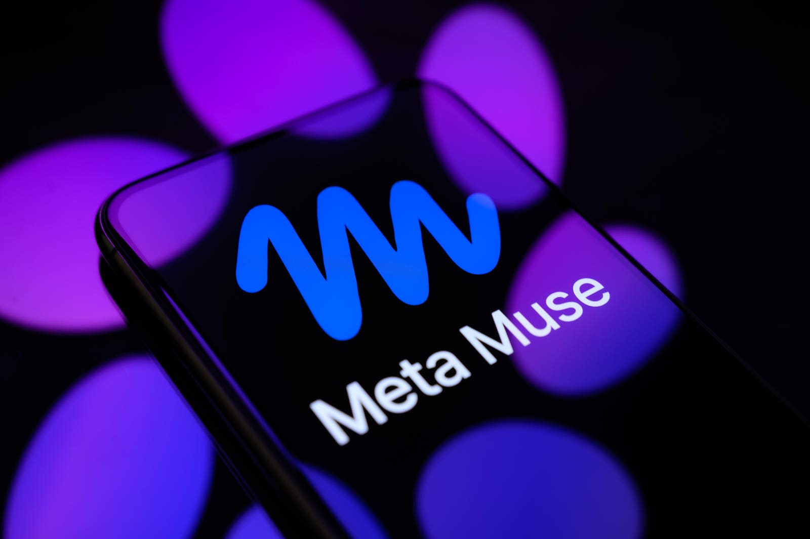 手機上嘅 Meta Muse 標誌
