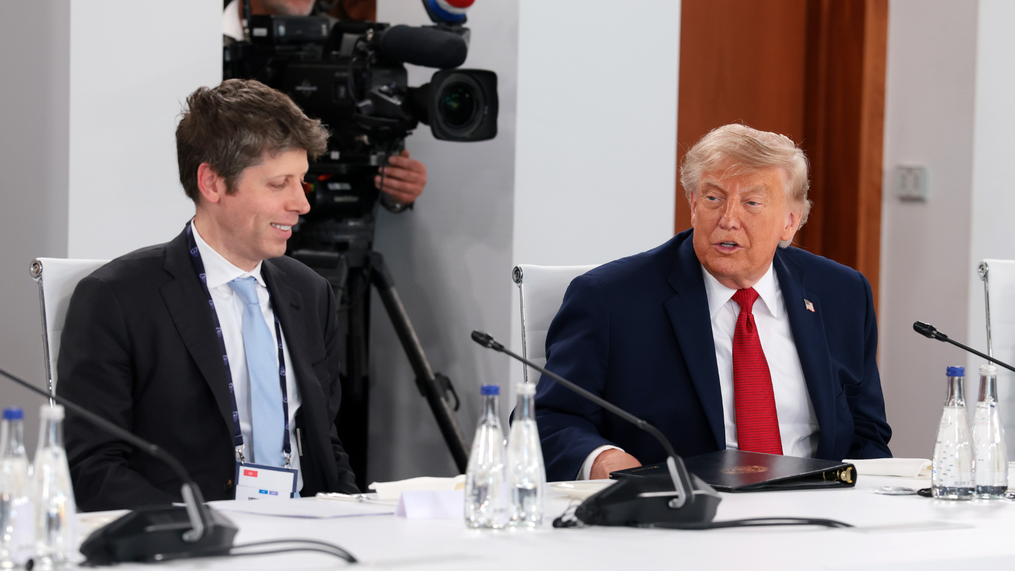 Trump and Sam Altman
