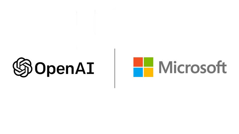 OpenAI Microsoft logos