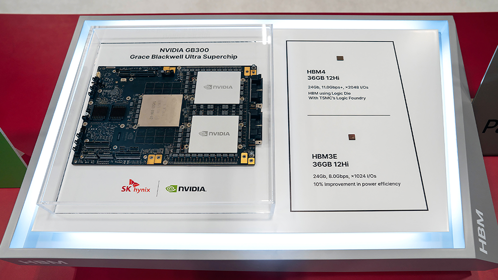 SK Hynix HBM4 同 Nvidia GB300 GPU