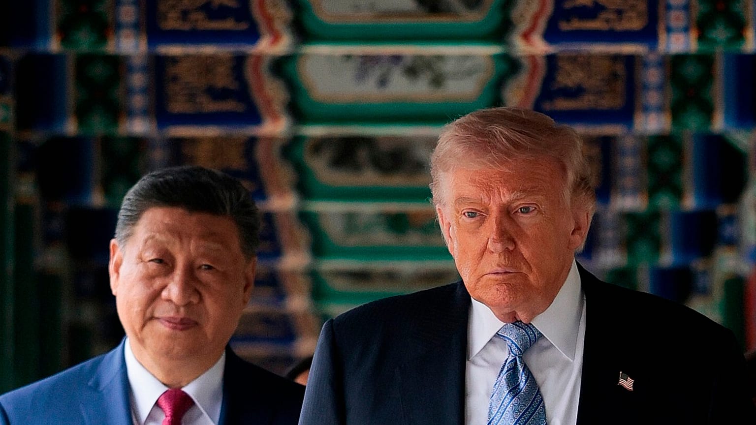 Trump 與習近平 5 月 15 日喺中南海散步