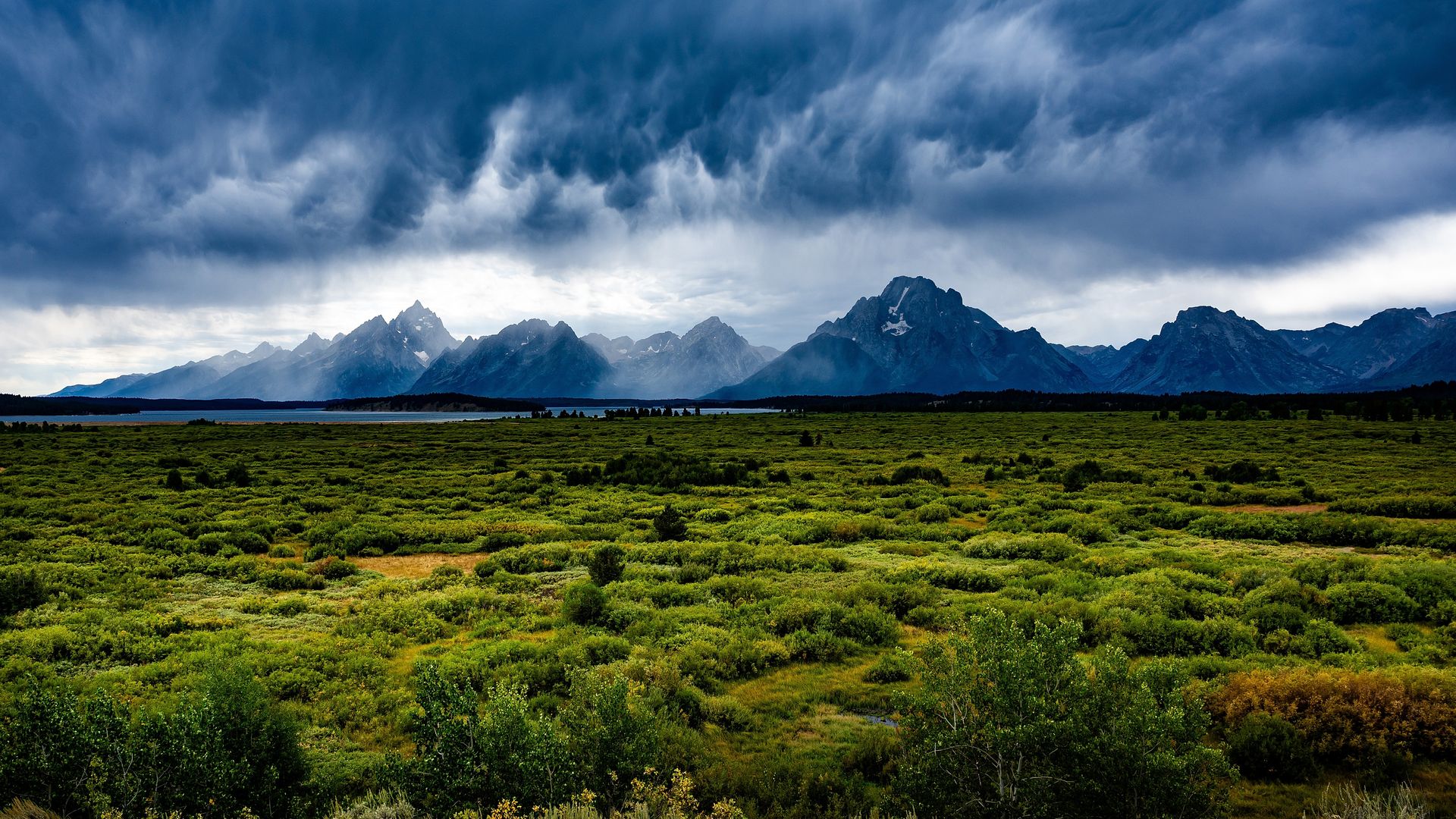 Grand Teton 山脈與 Jackson Lake Lodge